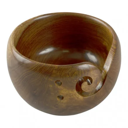 Garnschale Holz Ø14cm - 1 Stk